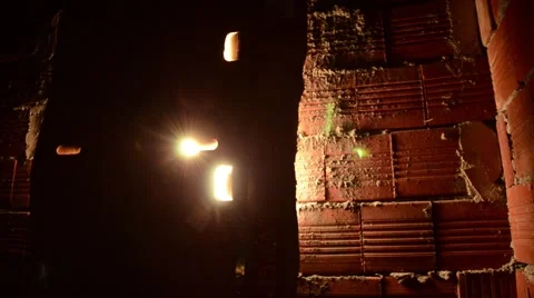 Light through crack, lens flare Stock Footage 45002373
