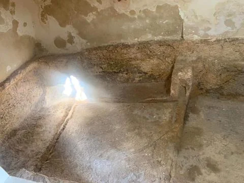 Light through the cracks Stock Photos