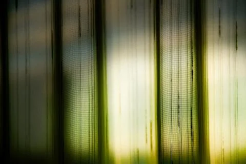 Light Through Drapes 스톡 사진