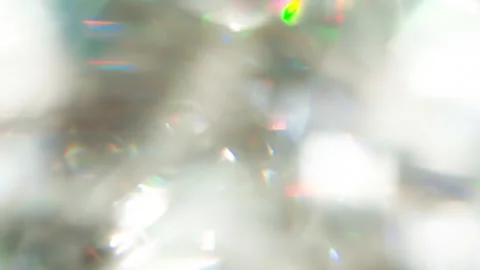 Light Through the Thickness of a Diamond 4K Stock Footage 140643541