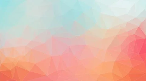 Light tial and orange shape composition background Stock Illustration