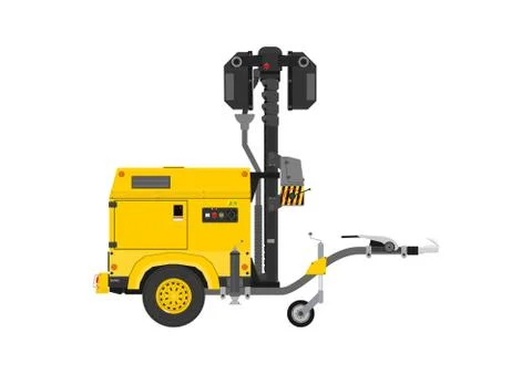 Light tower. Stock Illustration