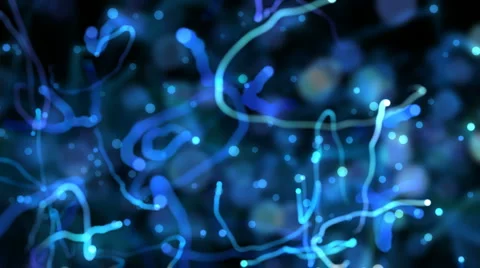 Light traces background  Stock-Footage 3986898