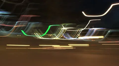Light traces Stock-Footage 12657513