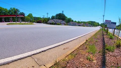 Light Traffic on Five Forks Trickum road Stock Footage 142017785