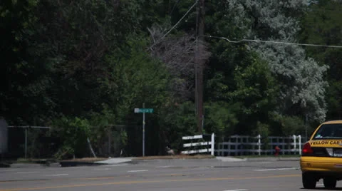 Light traffic Stock Footage 25601035