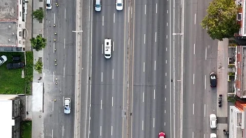 Light traffic on highway Stock Footage 280609274