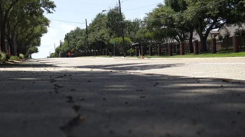 Light traffic on a small metro road Stock Footage 90234680