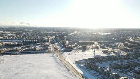 Light traffic small town Stock Footage 145998385