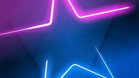 Light Trail Background, Elegant Violet Star Line Widescreen, Vector Illustr.. Stock Illustration