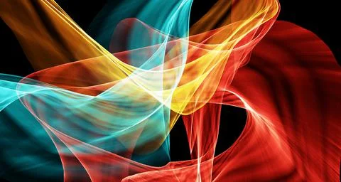 Light Trail Communications Management Technology. Streaming Data Technology L Illustrazione stock