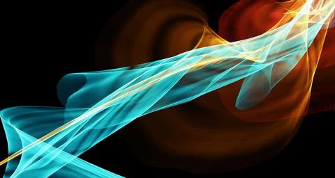 Light Trail Communications Management Technology. Streaming Data Technology L Stock Illustration