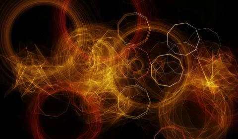 Light Trail Communications Management Technology. Streaming Data Technology L Illustrazione stock