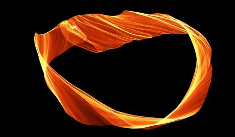 Light Trail Communications Management Technology,. Streaming Data Technology  Stock Illustration