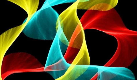 Light Trail Communications Management Technology. Streaming Data Technology L Stock Illustration