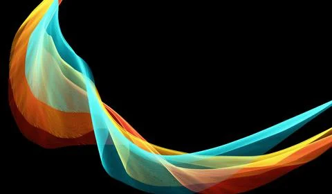 Light Trail Communications Management Technology. Streaming Data Technology L Stock Illustration