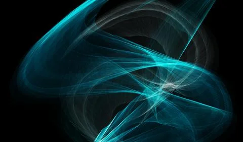Light Trail Communications Management Technology. Streaming Data Technology L Stock Illustration