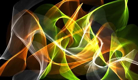 Light Trail Communications Management Technology,. Streaming Data Technology  Illustrazione stock