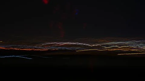 Light trail night Stock Photos