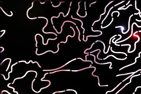 Light trail pattern background Stock Photos