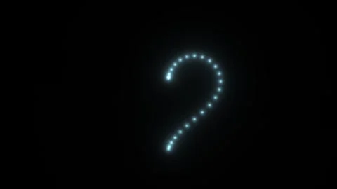 Light trail shape in dark background creates a glowing Stock Footage 338232524
