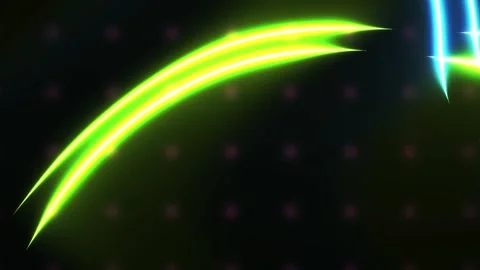 Light Trail Vibrant Neon Abstract Background Dynamic Motion for Creative Vi.. Stock Footage 343728920