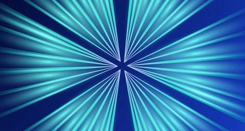 Light trail wave. Abstract high speed light trails, Luminous lines of speed Stock Illustration