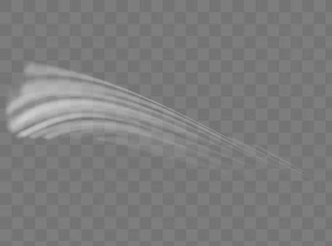 Light trail wave, fire path trace line and effect curve twirl. Neon motion Stock Illustration