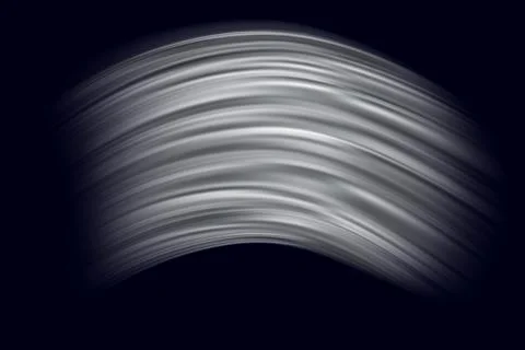 Light trail wave, fire path trace line and effect curve twirl. Neon motion Stock Illustration