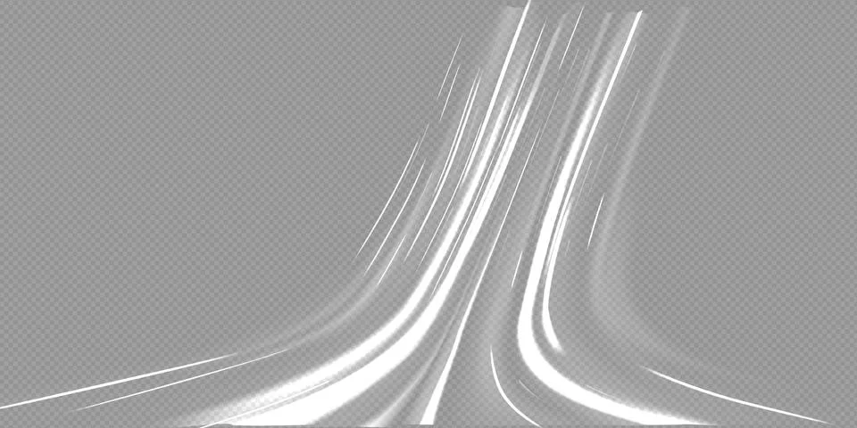 Light trail wave, fire path trace line and effect curve twirl. Neon motion Stock Illustration