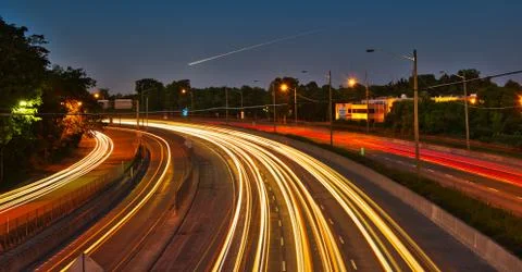 Light Trails 1 스톡 사진