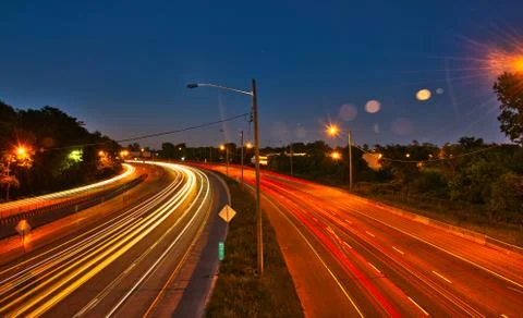 Light Trails 3 스톡 사진