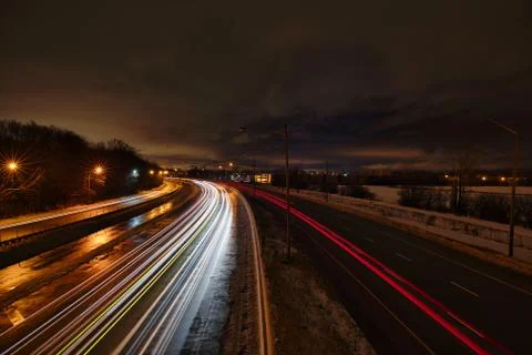 Light Trails 4 스톡 사진
