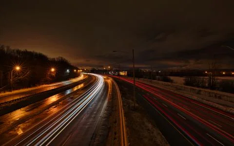 Light Trails 5 스톡 사진