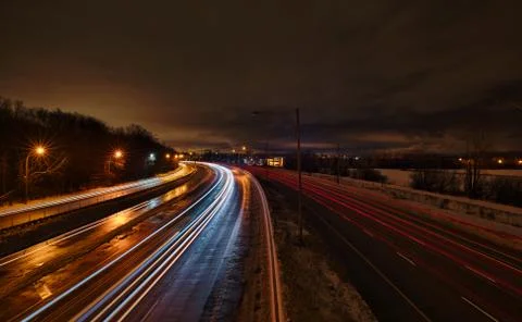 Light Trails 6 스톡 사진
