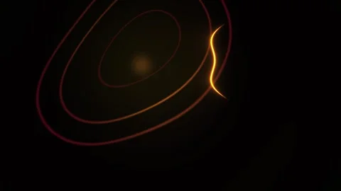 Light trails on black background. Stock Footage 337478936