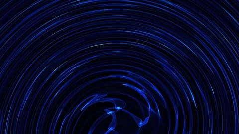 Light Trails Creating Spiral Pattern in Motion Video stock 345448380