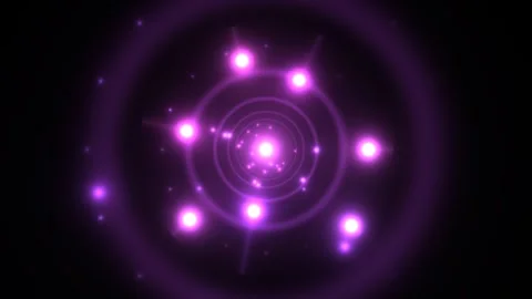 Light trails form swirling patterns in dark background Stock Footage 338301758