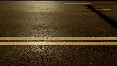 The light trails on the modern building background Stock Footage 98312457