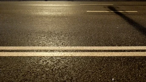 The light trails on the modern building background Stock Footage 98312502