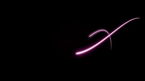 Light Trails Moving Across Dark Background. Stock Footage 328998933