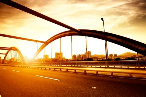 Light trails Stock Photos