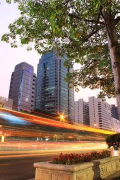 Light trails Stock Photos