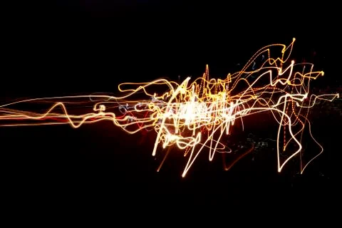 Light trails Fotos de archivo