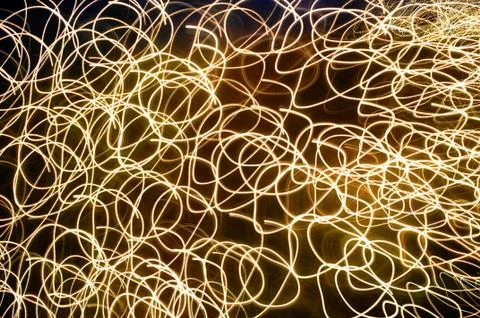 Light trails Stock Photos