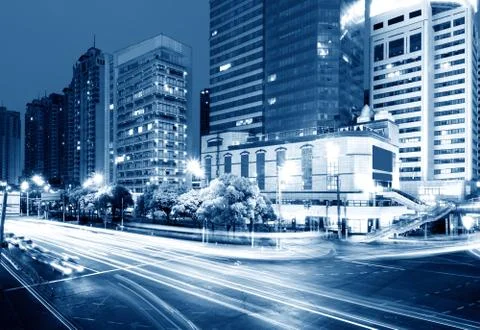 Light trails Stock Photos