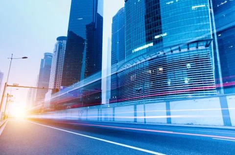 Light trails Stock Photos