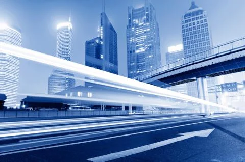 Light trails Stock Photos