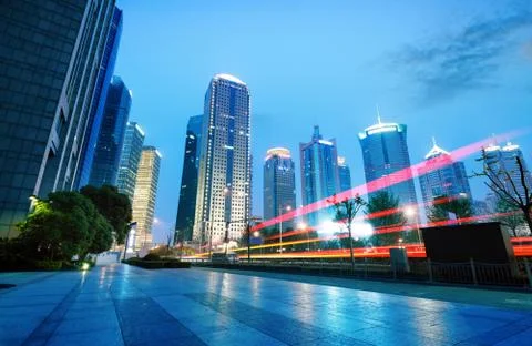 Light trails Stock Photos