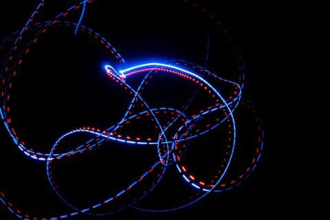 Light trails Stock Photos